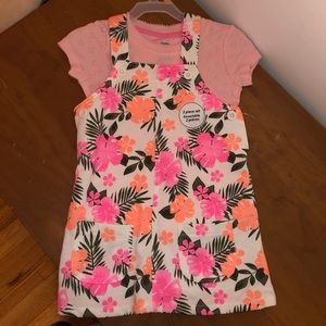 Matching shirt and jumper dress NEW